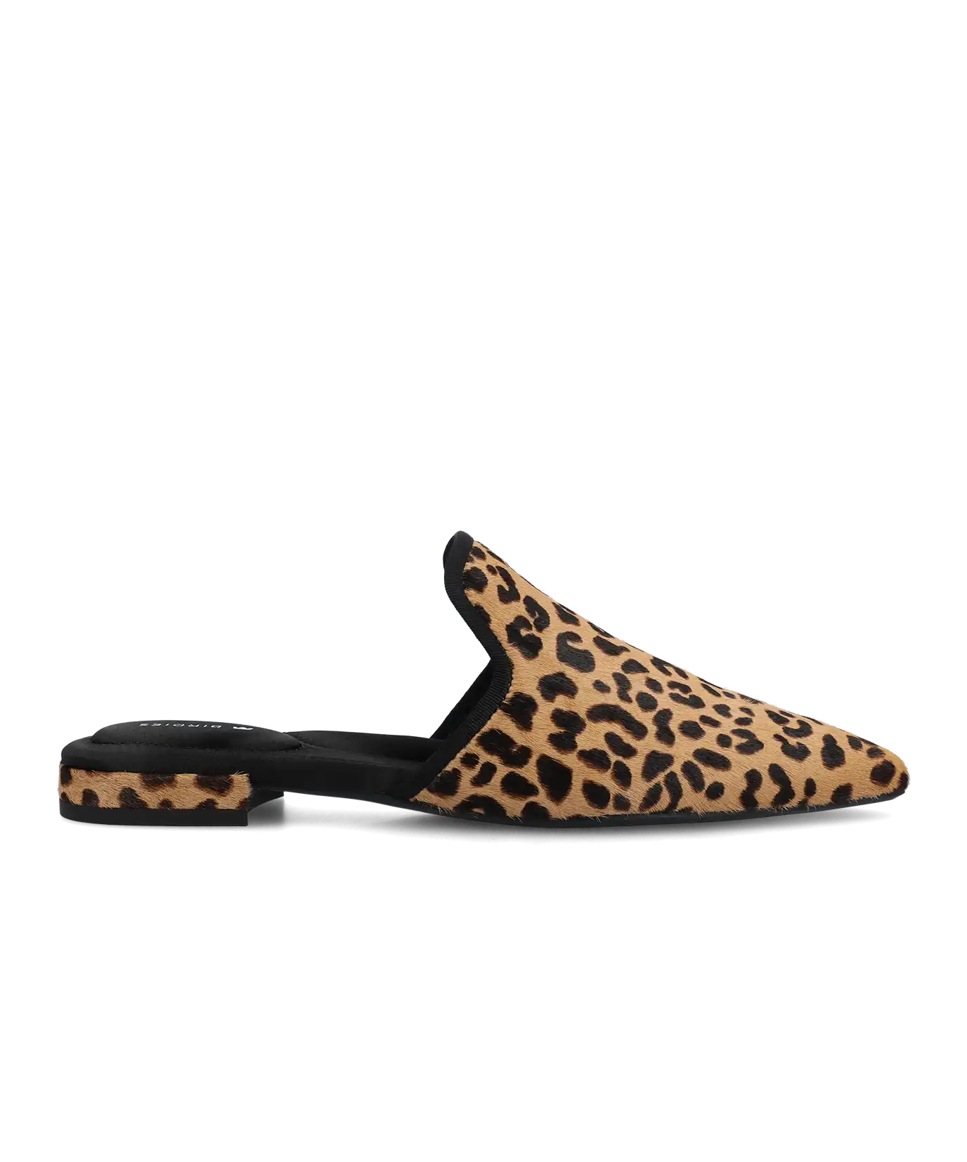 The Goldfinch 15 Mule - Leopardprint Haircalf