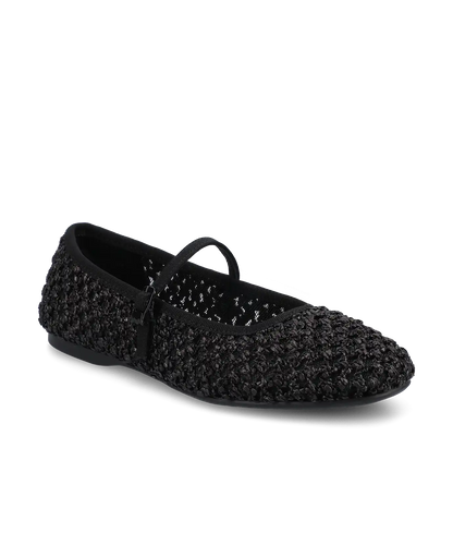 The Hummingbird Mary Jane - Black Openweave