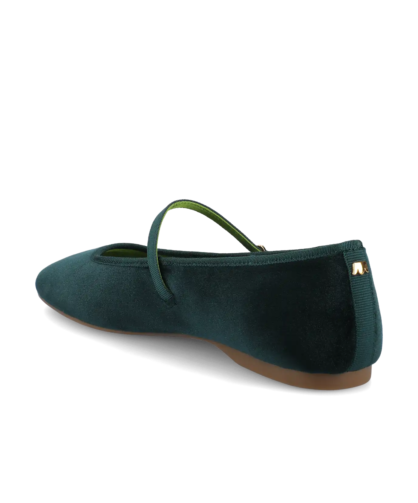 The Hummingbird Mary Jane - Royal Green Velvet