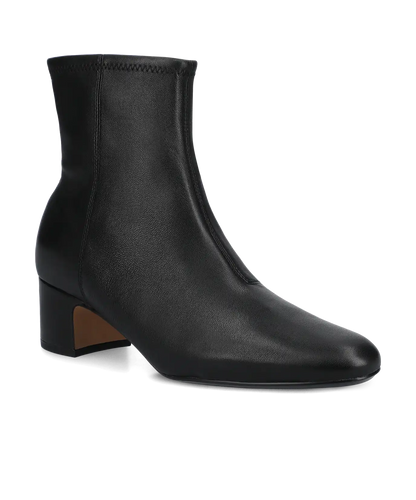 The Starling 50 Bootie - Black Stretch Leather